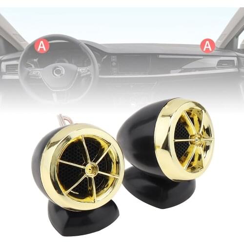 2pcs Universal 1200W Car Speaker Dome Tweeter Sound Vehicle Auto Music Stereo Modified Loud Speakers 3 Color car radio Squeaker