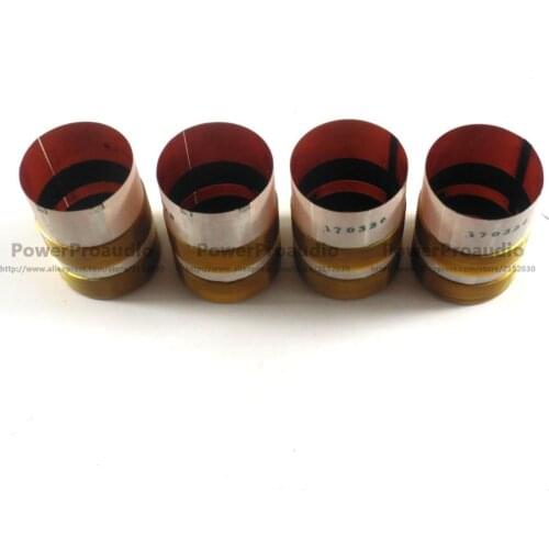 4pcs Hihg quality Pure aluminium Flat wire voice coil for JBL 265F-1 speaker, JBL EON 515,515XT,JBL PRX 525,535,615,635