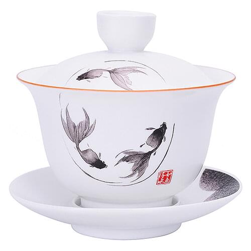 NEWYEARNEW 1piece Ceramic Tureen Vintage Tea Accessorie Tableware Wedding Business Gift