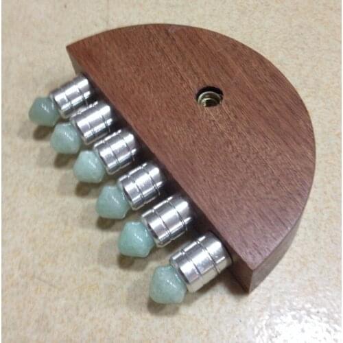 Green jade wood massager energy scraping board face slimming meridians guasha massage Facial Gua Sha Stone Scrape Therapy SPA