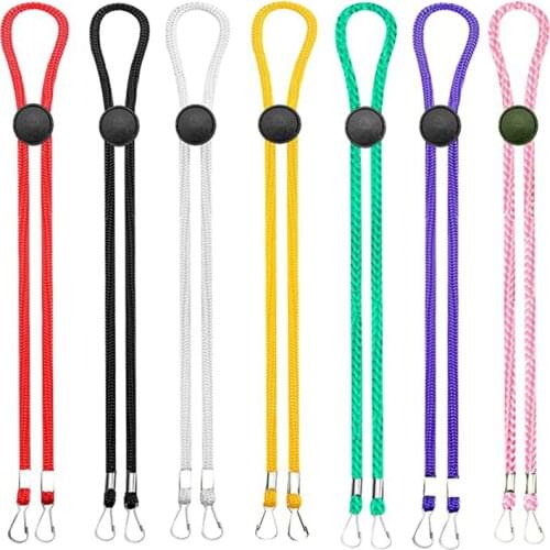 1/5/10Pcs Adjustable Face Mask Lanyard Convenient Holder Rope Anti-lost Face Cover Lanyard Ear Holder Neck Hang Rope With Hook