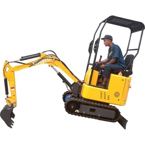 1 ton Small Digger With Rubber Track And Changchai/KOOP/LCT Engine,2610 mm Digging Height