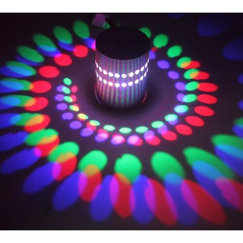 10X Creative LED Wall Light Wall Lamp Modern Light Fixture Luminous Lighting Sconce 3W AC85-265V indoor Wall Decoration RGB/W/WW