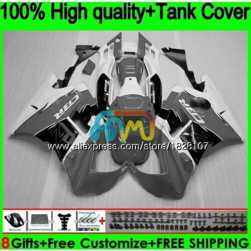 600CC Fairing For HONDA CBR 600 FS 600F2 600FS 1BS.178 CBR600 F2 CBR600F2 1991 1992 1993 1994 91 Grey white 92 93 94 Body+Tank