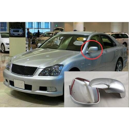 For Toyota Crown s180 2003 2005 2006 2007 2008 Novel style 2PCS ABS Chrome plated Rear view mirror cover