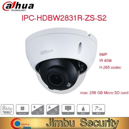 Dahua starlight IP 6MP camera IR80m IPC-HFW4636M-I2 with bracket multi-language Not POE security bullet camera камера слежения