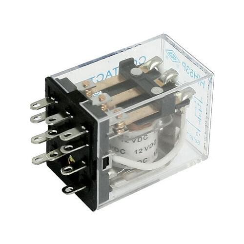 HH53P DC 12V Coil 11 Pin General Power Relay 3PDT 5A 240VAC 28VDC