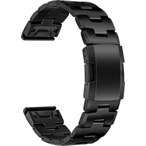 Replacement Band Straps For Fenix5 5X Plus Titanium Alloy Quick Release Easy Fit Watchband 22 26mm For Fenix6 6X Pro 3HR Correa