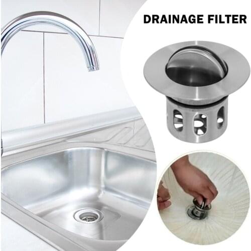 Universal Wash Basin Bounce Drain Filter Sink Drain Vanity Stopper Bathroom Accessories Bathtub Plug Hair Catcher Faucet