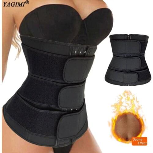 Women Neoprene Shapewear Sheath Fajas Colombian Girdles Waist Trainer Body Shaper Slimming Corset Workout Sauna Sweat Belt