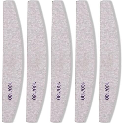 100-10Pcs Nail Art Tools 100/180 Sanding Buffer Block Pedicure Manicure Buffing Polish Beauty Tools Professional Nail Files