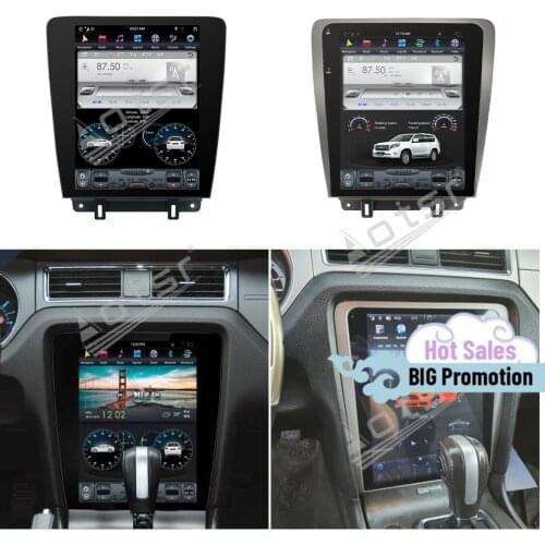 128G Tesla IPS Screen Multimedia Auto Stereo Android 9 Player For Ford Mustang 2010 2011 2012 2013 2014 GPS Navi Radio Head Unit
