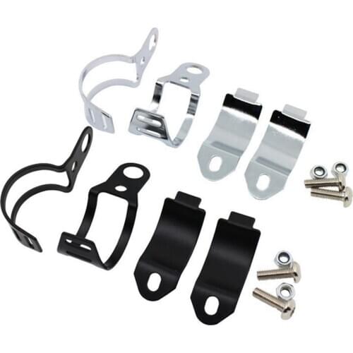 2pcs/1 set Motorcycle Relocation Fork Clamps Headlight Bracket Mount Turn Signals Light Holder Lamp Bracket