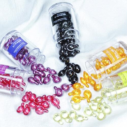 Hair Vitamin Capsule Pro Keratin Complex Oil Smooth Silky Hair Serum Moroccan Oil Anti Hair Loss Mask Repair Damaged 30pcs/Jar