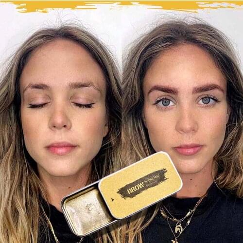 3D Feathery Eyebrow Soap Makeup Brows Shaping Kits Long Lasting Eyebrow Setting Gel Waterproof Eye Brow Tint Pomade Cosmetics