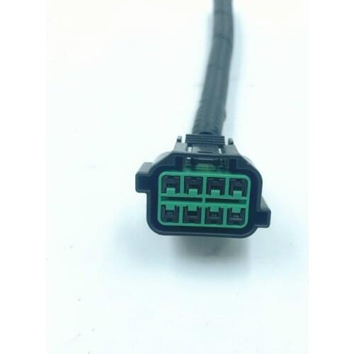8Pin car headlight assembly wiring harness waterproof plug connector with wire Kia K1/2/3/5 For Hyundai Sonata 8