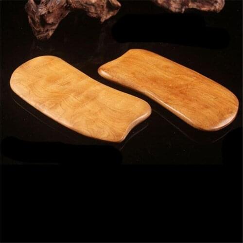 Wood Back Scraping Board Face Massage Body Foot Massager Lower Blood Pressure Promote Blood Circulate Acupuncture
