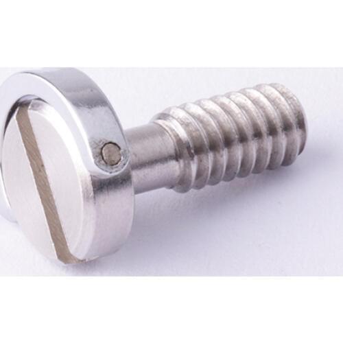 Long 1/4" D-Ring Screw Stainless Steel For Camera Tripod Quick Release Plate Silver 46