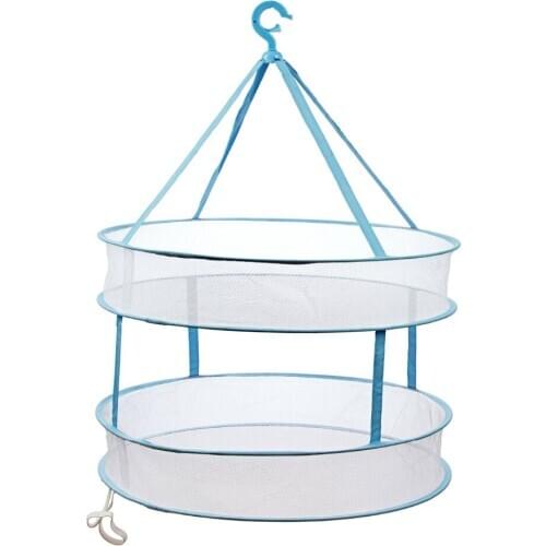 Double Layer Drying Net Underwear Mesh Drying Rack Pillow Toys Net Rack Hanger Clothes Rack Windproof Hanging Drying Mesh