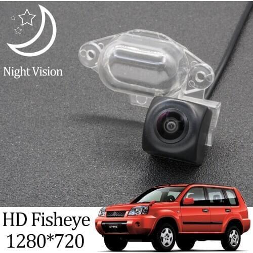 Owtosin HD 1280*720 Fisheye Rear View Camera For Nissan X-Trail (T30) 2000 2001 2002 2003 2004 2005 2006 Car Parking Accessories