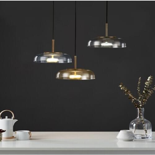 Restaurant Chandelier Round Bar Clothing Store Creative Simple Modern Pendant Lights