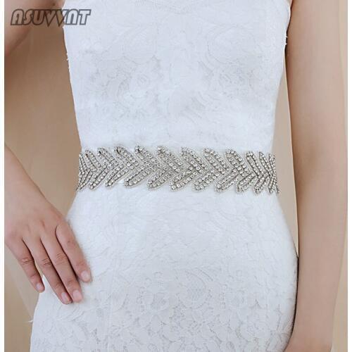 Fashion Belt Women Sexy Wide Waist Belt Rhinestone Trim Applique Bridal Belt Formal Noble Belt Ribbon Sash Belt For Party Dress