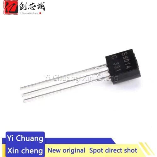 100PCS S9014 TO-92 9014 TO92 new triode transistor In Stock