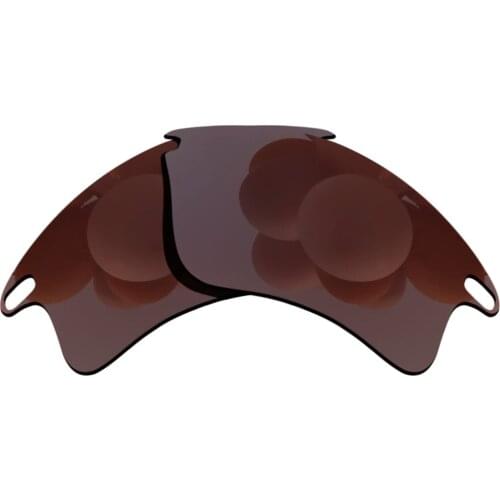 Polarized Sunglasses Replacement Lenses for-Fast Jacket XL Frame - Brown