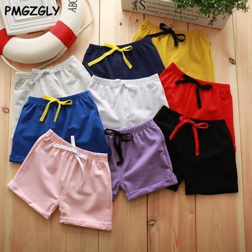 Cotton Kids Shorts 2017 Children Summer Shorts For Boys Thin Pants Clothes Trousers beach Shorts Girl Shorts 1 To 5 Year