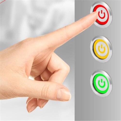 Blue 12V 5A 16mm Car LED Light Metal Push Button Toggle Switch Sales