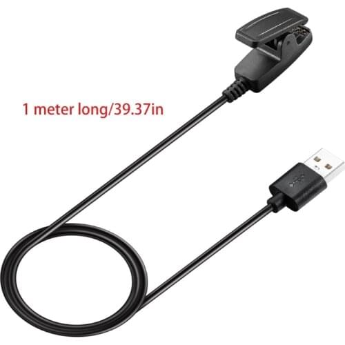 USB Charger Clip Cradle Cable for -Garmin Lily Forerunner 35 35J 30 735XT 630 235 645 Vivomove HR Approach S20