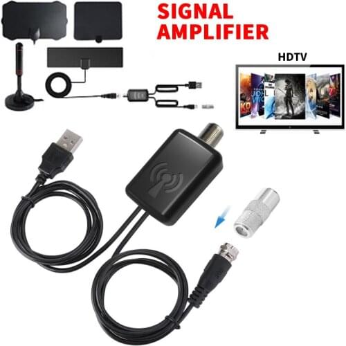 2021 New Dropshiping HD TV Antenna Amplifier Satelite Dish Ground Receiver Digital Antenna TV Booster Signal Amplifier Booster