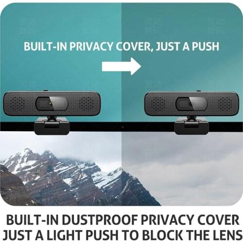 Webcam Camera With Dual Audio Speaker Box, Suitable For Computer Notebook Home USB Interface