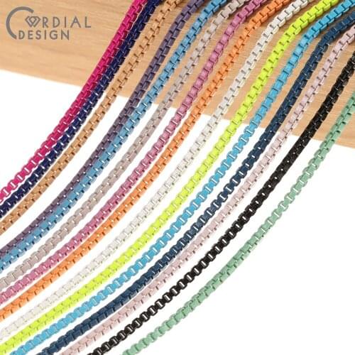 Cordial Design Jewelry Accessories/Hand Made/Chain For Necklace/Paint Effect/Jewelry Findings & Components/DIY Chains Making