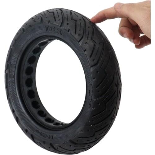 10 Inch Solid Tire 10x2.5 10x2.50 Non Pneumatic Solid Tyre for Electric Scooter Balance Car Electric Bicycle Wheel Parts