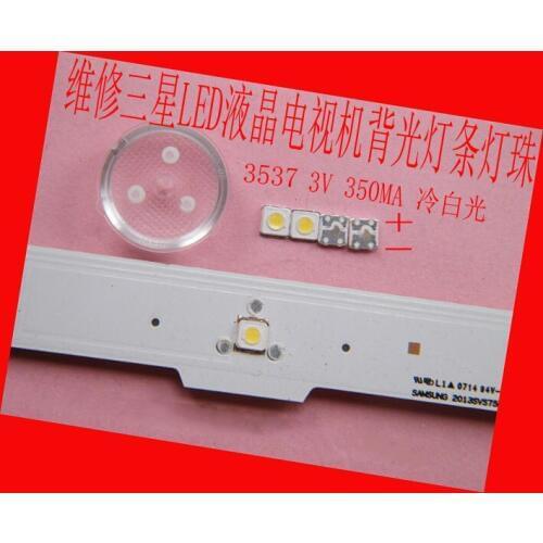 500piece/lot FOR repair Samsung LCD TV LED backlight Article lamp SMD LEDs 3537 3535 3V Cold white light emitting diode