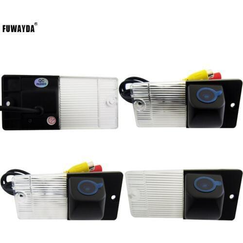 FUWAYDA Car LCD Monitor 4.3" Foldable Color LCD Monitor+Car Reverse Cars Rear view Camera parking lines For KIA SORENTO SPORTAGE