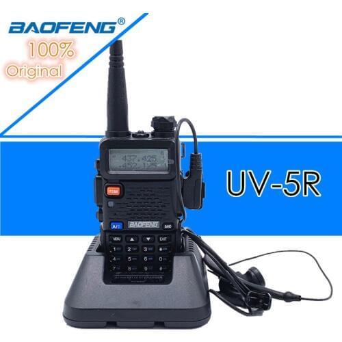 Baofeng UV-5R Walkie Talkie Professional CB Radio Station Baofeng FM Transceiver 5W VHF UHF Portable UV 5R Hunting Ham Radio