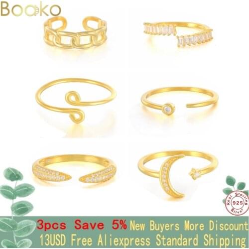 Gold/Silver Color Female Multi-layers Rings for Women 10MM Chunky Stainless Steel Interlocked Stacked Ring Bijoux Jewelry Z4