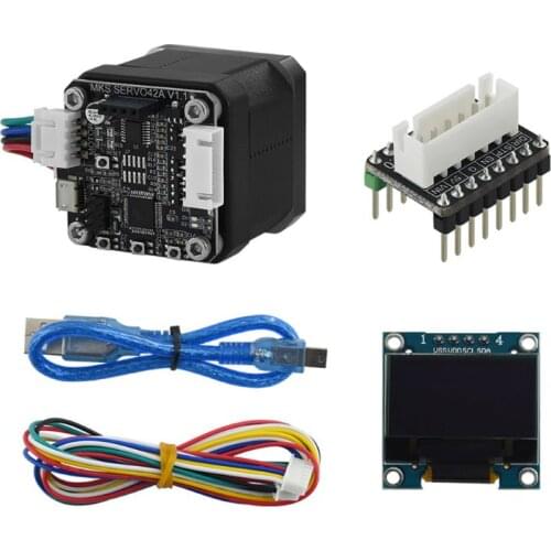 MKS SERVO42A NEMA17 closed loop stepper motor Driver 3D Printer Parts prevents losing steps for Gen_L SGen_L G6DD