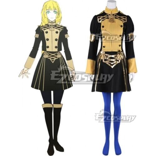 Fire Emblem: Three Houses Wind Flower Snow Moon Officers Academy Blue Lions Ingrid Brandl Galatea Dress Cosplay Costume E001