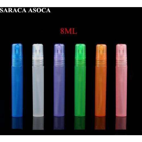 8ml Plastic Perfume Pen Colorful Perfume Atomizer Bottles