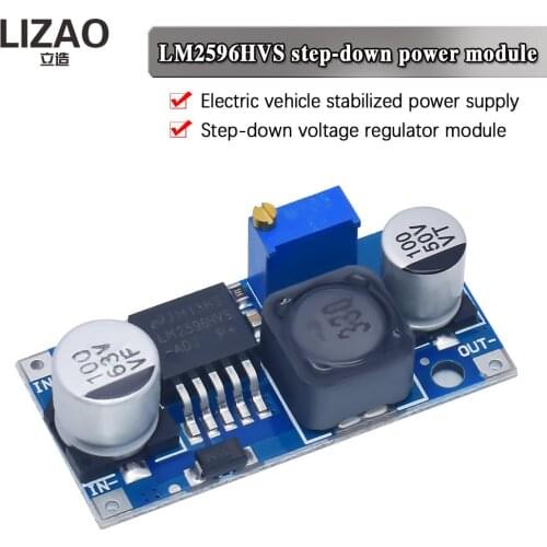 WAVGAT LM2596HVS LM2596 HV LM2596HV DC-DC Adjustable Step Down Buck Converter Power Module 4.5-50V To 3-35V Urrent limiting