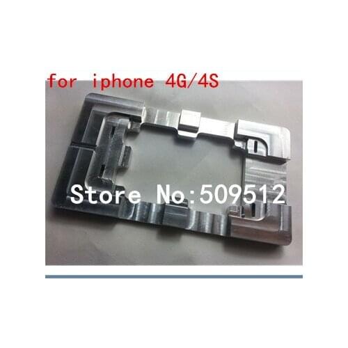100% Metal for iPhone 4G/4S Glueing Repair LCD Outer Glass Mould Mold LCD TOUCH repair holder Free Shipping