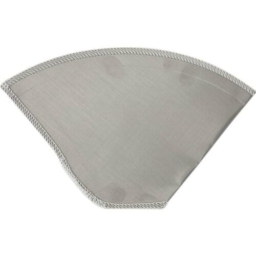 Reusable Pour over Coffee Filter Stainless Steel Fine Mesh Coffee Filter Drip Cone Paperless Universal Coffee Filter