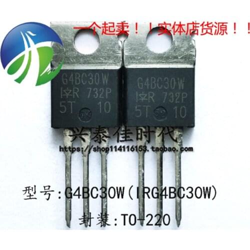 Xinyuan 10PCS/LOT IRG4BC30W TO220 G4BC30W TO-220 IRG4BC30 4BC30