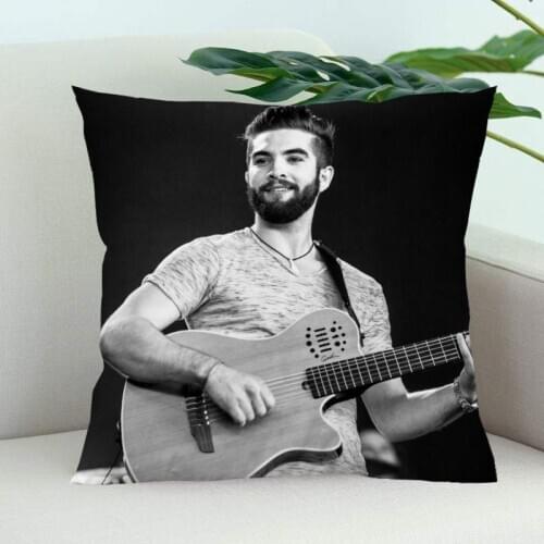 New Arrival Kendji Girac Pillow Cover Bedroom Home Office Decorative Pillowcase Square Zipper Pillow Cases Satin Soft