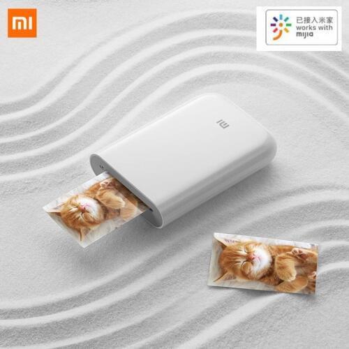 Xiaomi Mijia AR Printer 300dpi Portable Photo Mini Pocket With DIY Share 500mAh Picture Printer Pocket Printer Work With app