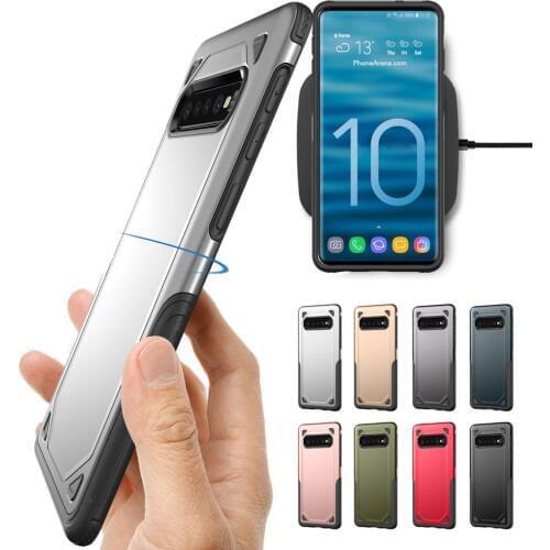 Luxury Armor Shockproof Cell Phone Case For Samsung Galaxy S8 S9 S10e S10 Plus Hybrid Hard Cases Cover For Samsung Note 8 9 10