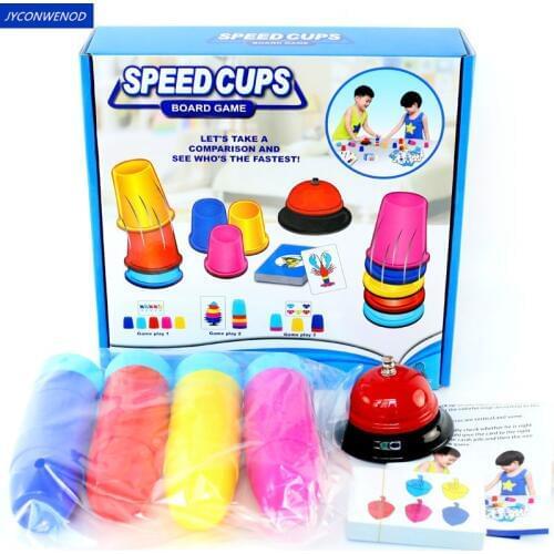 Family Classic Board Game skill stacking cup Game Card Games Funny Party Game Puzzle education Toys for Children